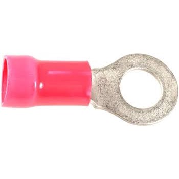 TERM,RING,8,5/16,INSUL,RED,4PK