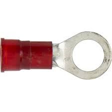 TERM,RING,8,3/8,INSUL,RED,4PK