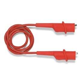 TEST CLIP PATCH CORD,48IN,RED