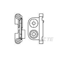 CONN,END CAP,BACKPLANE GUIDE,