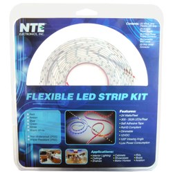 LED,STRIP,KIT,FLEXIBLE,BLUE,16.4FT(5M),