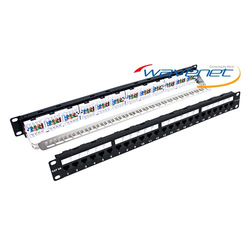 PATCH PANEL,24-PORT,CAT6A,UTP,TYPE110,1U