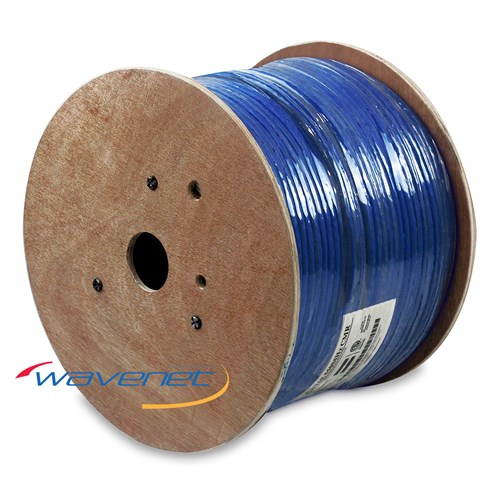 WIRE,CAT6E,23/4PR,SHIELDED,RISER,BLACK