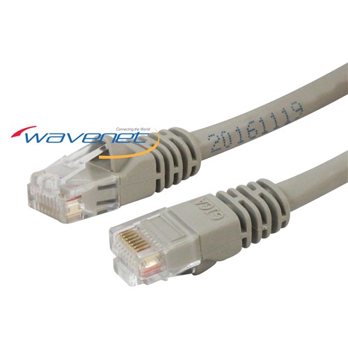 PATCH CABLE,CAT6,BOOTED,GY,5FT