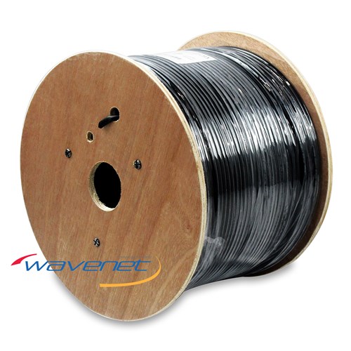 WIRE,CAT6,SHIELDED,DIRECT BURIAL,BLACK,