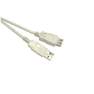 CABLE,USB,A MALE-FEMALE,6FT