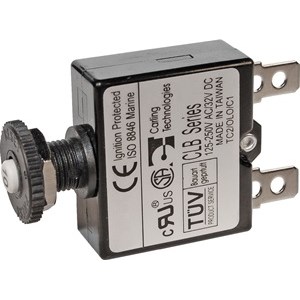 CIRCUIT BREAKER,5A,32VDC,PUSH BUTTON,