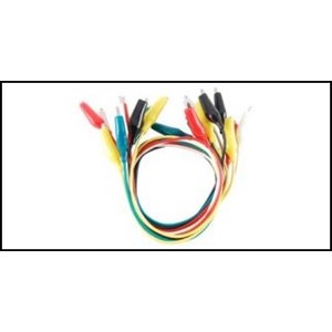 TEST LEAD SET,W/ALLIGATOR CLIPS,18IN L