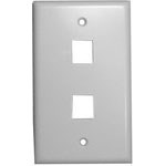 WALLPLATE,KEYSTONE,2POS,WHT