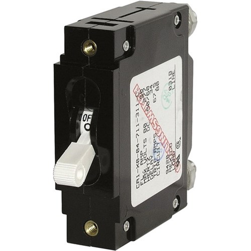 CIRCUIT BREAKER CA1TOGGLE 50A WHT