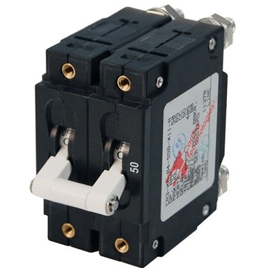 CIRCUIT BREAKER CA2TOGGLE 50A WHT