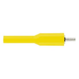 TERMINAL JACK, MALE 6-32 (YELLOW)