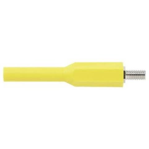 TERMINAL JACK, MALE 8-32, (YELLOW)