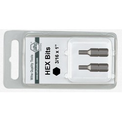 TOOL,BIT,HEX,5/16IN,FOR 1/4 DRIVE,2PK