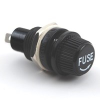 FUSE HOLDER,10A,250V,PNL MNT,5X20MM