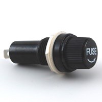 FUSE HOLDER,10A,250V,PNL MNT,6X30MM &