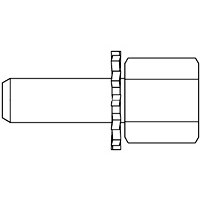 SCREWLOCK,FEMALE,4-40,CLR