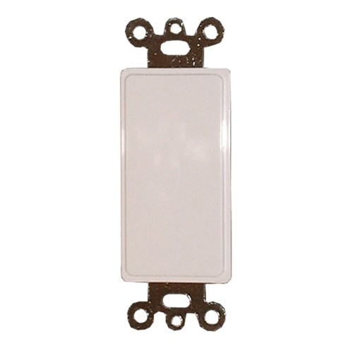 WALLPLATE,W/BLANK INSERT,