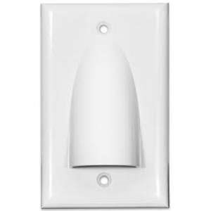 WALLPLATE,SINGLE CANOPY,IVR