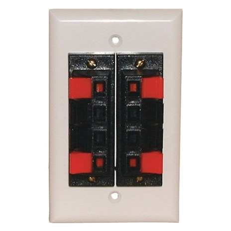 WALLPLATE,SPEAKER,4 POS