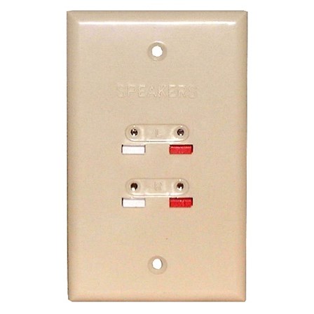 WALLPLATE,SPEAKER,4 POS