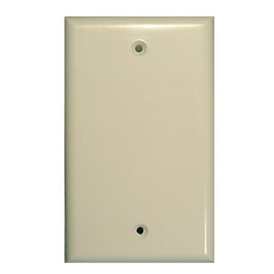 WALLPLATE,BLANK,IVORY,1GANG