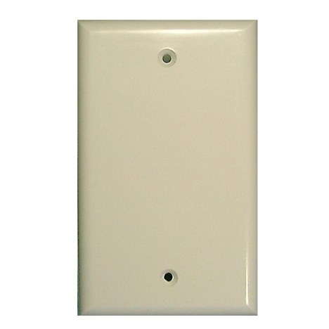 WALLPLATE,BLANK,WHITE,1GANG