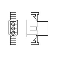 CONN,PLUG,4 POS,PANEL MOUNT