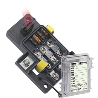 FUSE BLOCK,280A,32VDC,7 CIRCUIT,SAFTY