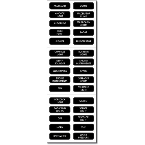 LABEL KIT DC PANEL BASIC