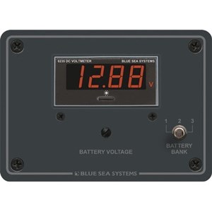 PANEL METER DIGITAL 7–60VDC 3 BANK