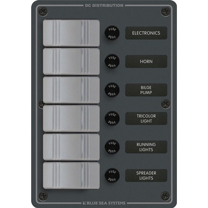 PANEL H2O 12VDC AGC 6POS V