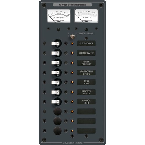 PANEL DC 10POS V/AMTR