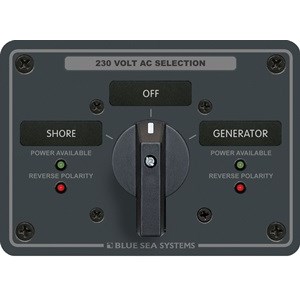 AC ROTARY PANEL 230V/65A OFF+2