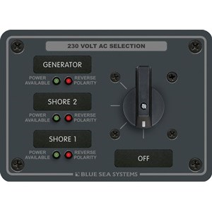 AC ROTARY PANEL 230V/30A OFF+3