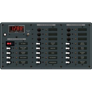 PANEL DC 20POS W/MAIN DMM