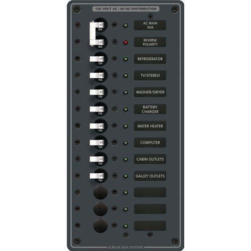 PANEL 120VAC 13POS W/MAIN V