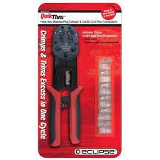 TOOL,CRIMPER,RJ45,QUICK STYLE,W/25 CONN