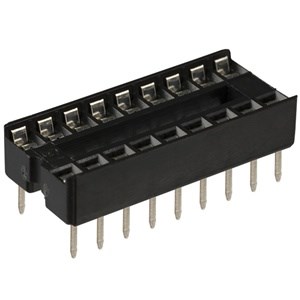 SOCKET,IC,18 PIN,26/TUBE