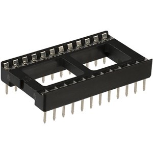 SOCKET,IC,24 PIN,20/TUBE