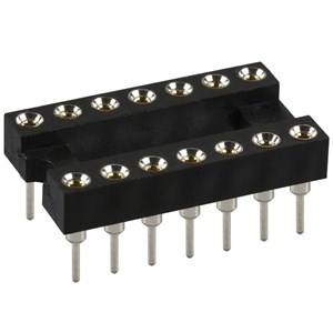 SOCKET,IC,14 PIN,33/TUBE