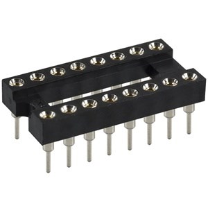 SOCKET,IC,16 PIN,29/TUBE