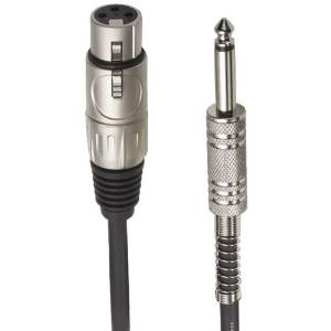 CABLE,MIC,XLRF TO 1/4M,10FT