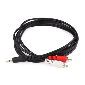 CABLE,3.5MM STEREO M/M,6FT,BLACK