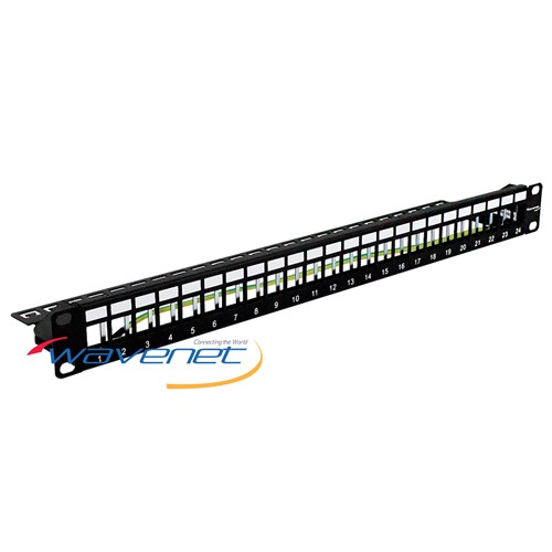 PATCH PANEL,24-PORT,BLANK