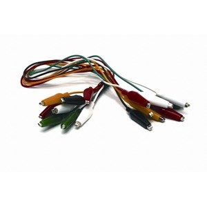 TEST LEAD SET,W/ALLIGATOR CLIPS,18IN L