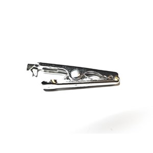 CLIP,ALLIGATOR,MINI,STEEL,5A,CRIMP OR