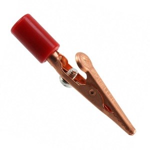 CLIP,ALIGATOR,COPPER,10A,RED