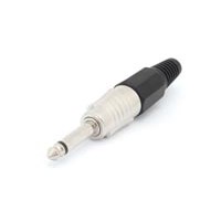 PLUG,AUDIO,1/4IN,2 CON,SOLDER