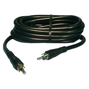 CABLE,COAX,RCA PLG/RCA PLG, 6FT